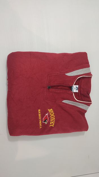 Vêtement Homme Pull gilet sweat rouge Russell taille XL #RETROSTREET