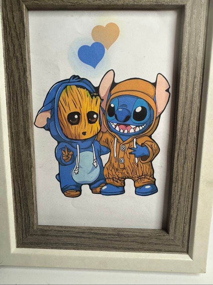 Affiche stitch & groot - photo numéro 2