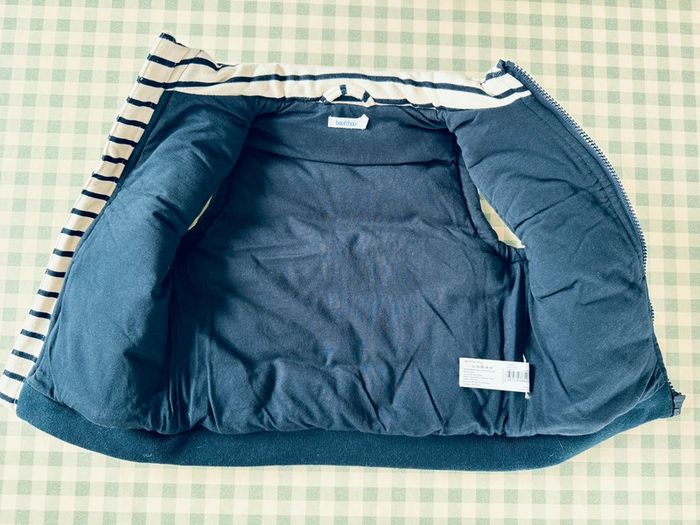Veste sans manche marinière Bout’chou 36 mois - photo numéro 3