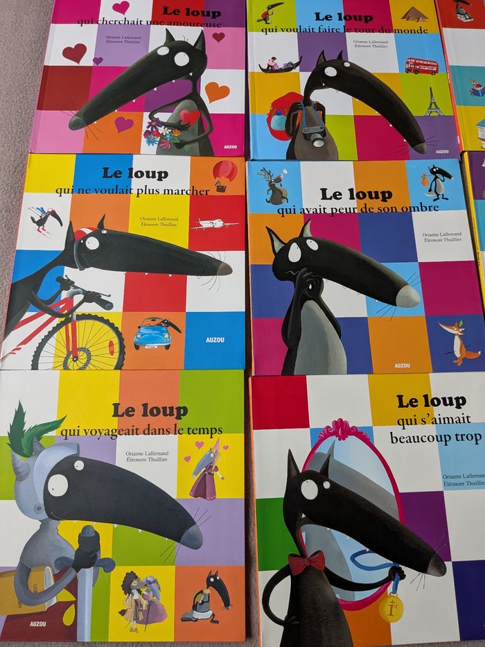 Lot de 14 livres Le Loup Auzou - photo numéro 2
