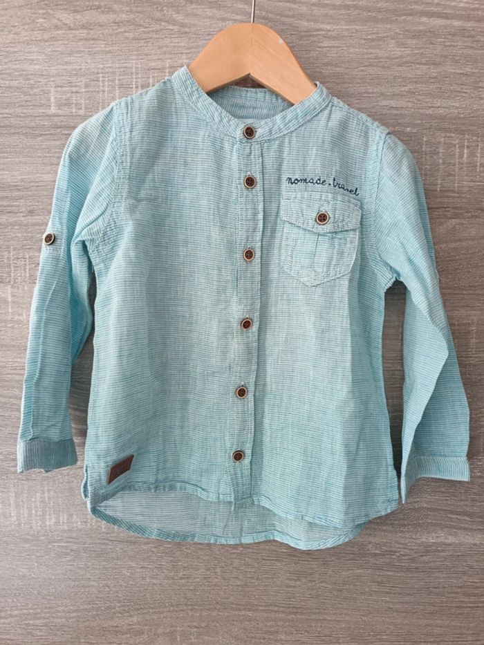 Chemise 24 mois garçon col mao