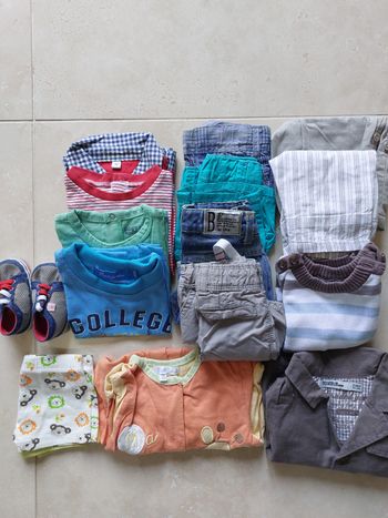 Lot de vêtements d'été garçon 3 mois avec 5 ensembles