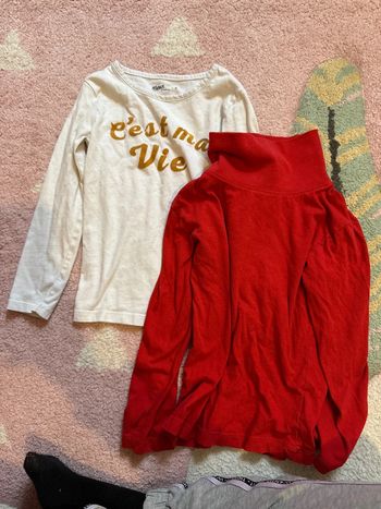 Lot de t-shirt manche longue taille 6 ans