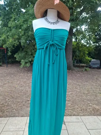 Robe longue à bustier M