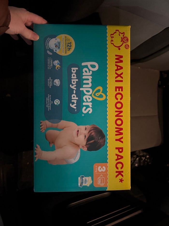 Pampers T3 maxi format 136 couches - photo numéro 2