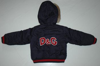 Doudoune D&G Junior 12-18 mois authentique