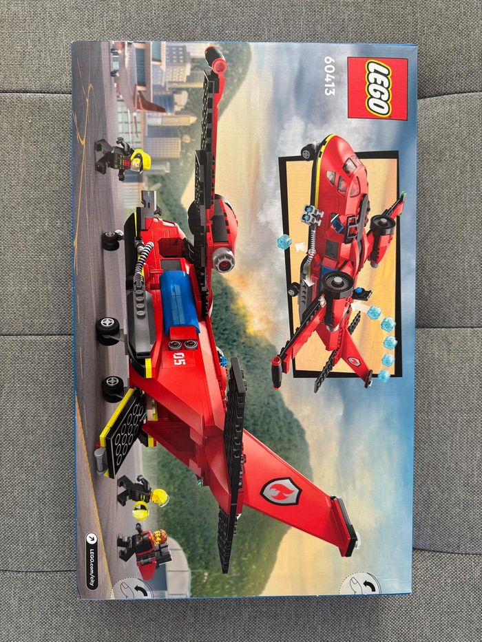 LEGO 60413 L'avion des pompiers – City – Neuf, Scellé - photo numéro 2