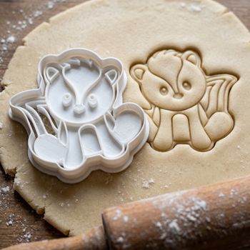 Emporte-pièce Moufette - Découpoir Animaux de la Forêt pour Biscuits et Sablés