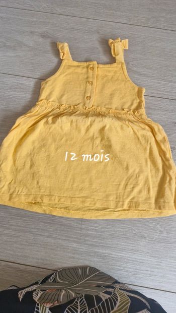 T shirt/mini robe 12 mois