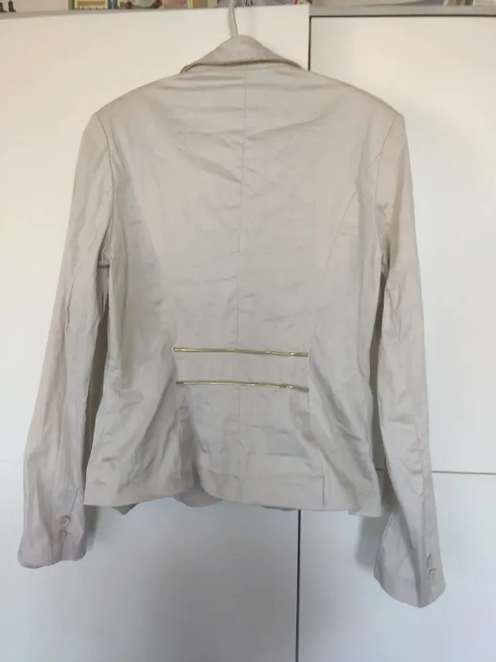 Veste beige doré Lili Mercredi Taille 2 - photo numéro 7