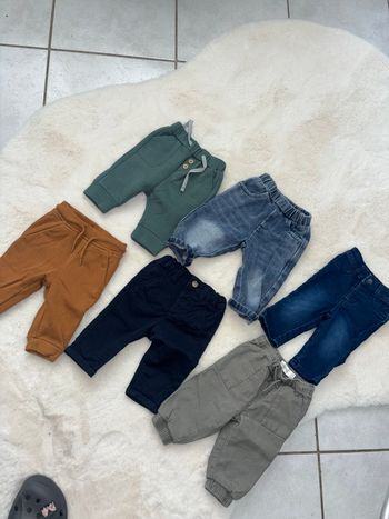 Lot 6 pantalons 3 mois 