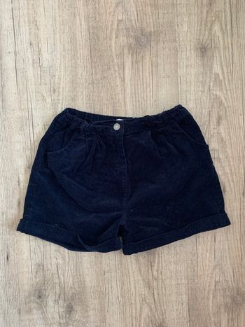 Lot 2 shorts hiver velours 10 ans