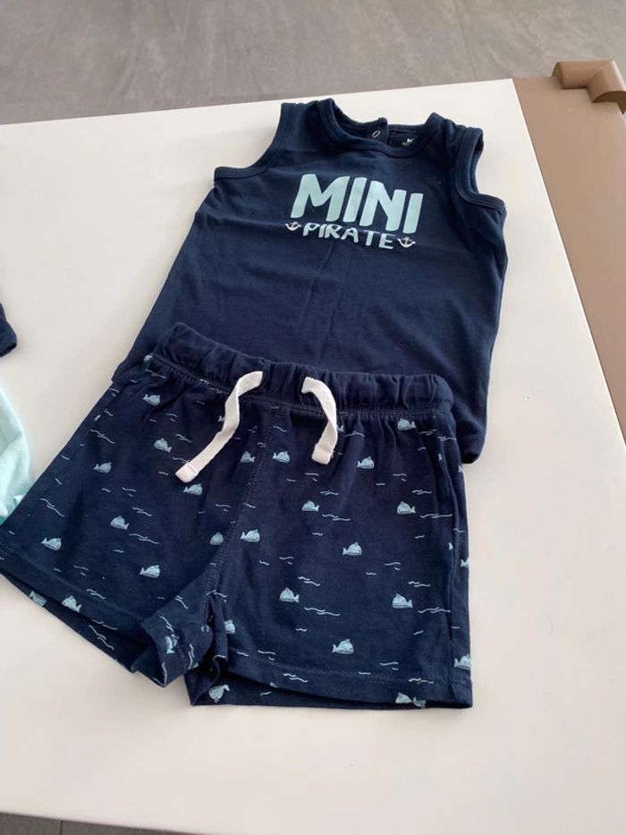 Lot deux ensembles shorts débardeurs - photo numéro 7