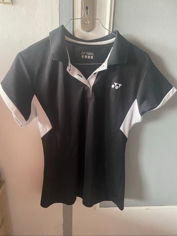 Polo noir Yonex femme Taille L