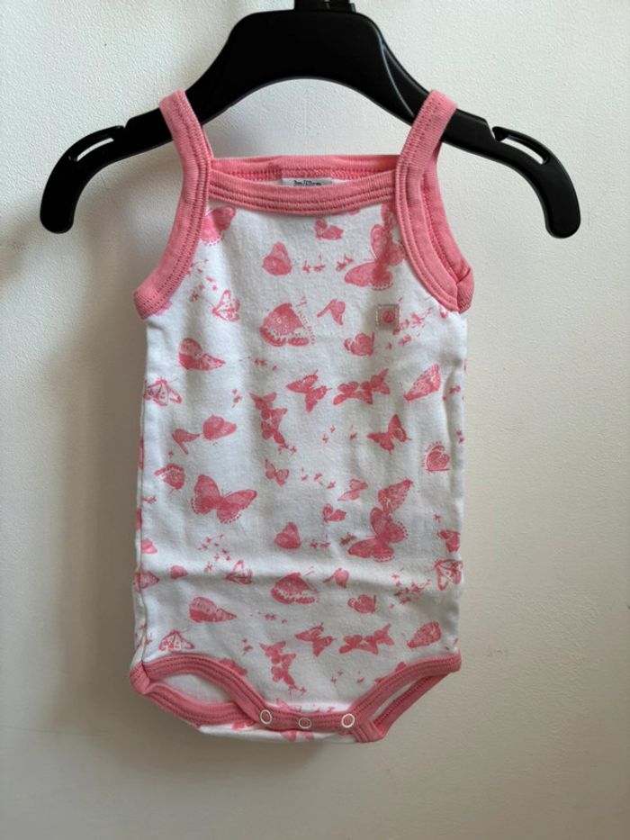 Lot 3 bodies bretelles Petit Bateau 3 mois - photo numéro 12