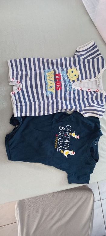 Lot 2 barboteuses bébé garçon