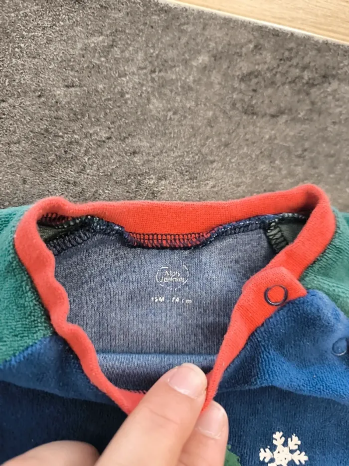 Pyjama hiver 2 pièces garçon 12 mois mots d'enfants - photo numéro 10