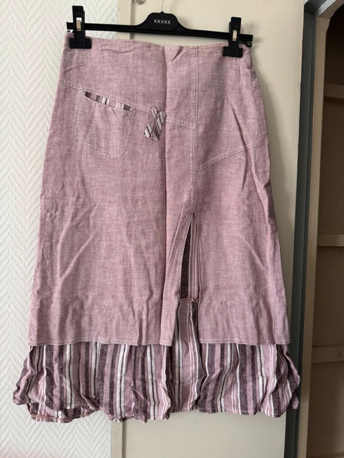 Jupe rose/violette taille S Armand Thierry
