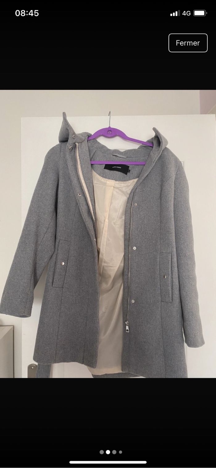 Manteau laine vero moda - photo numéro 2