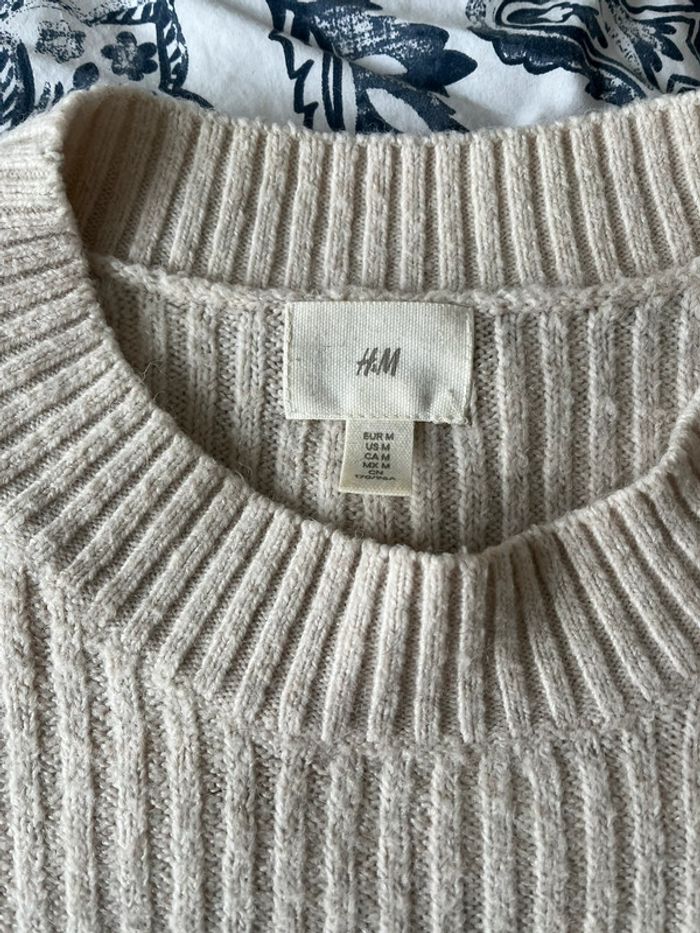 Pull col rond rayures - photo numéro 3