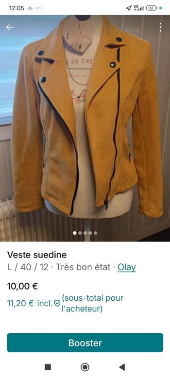 Veste femme olay 