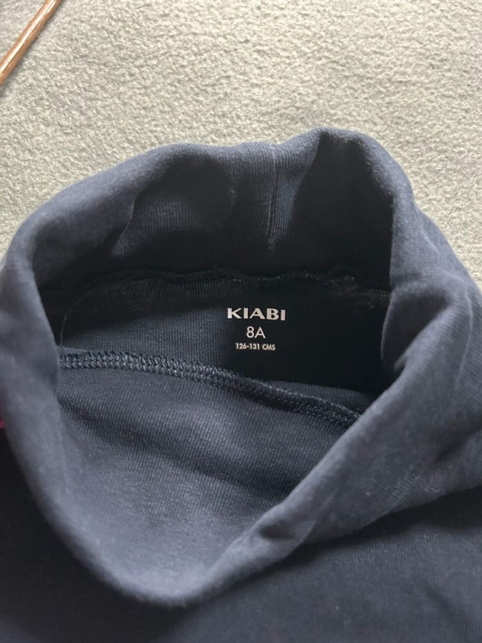 Pull col roulé bleu marine - photo numéro 3