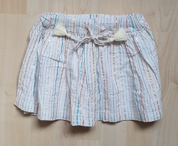 Jupe doublée, plissée à rayures (3 ans) / Gémo