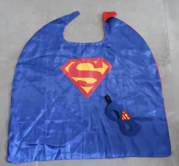 Cape superman + masque - Cousu mains