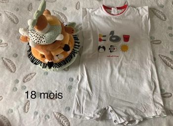 Combishort bébé garçon 18 mois
