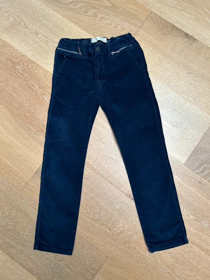 Zara fille 7 ans pantalon velours - photo numéro 5