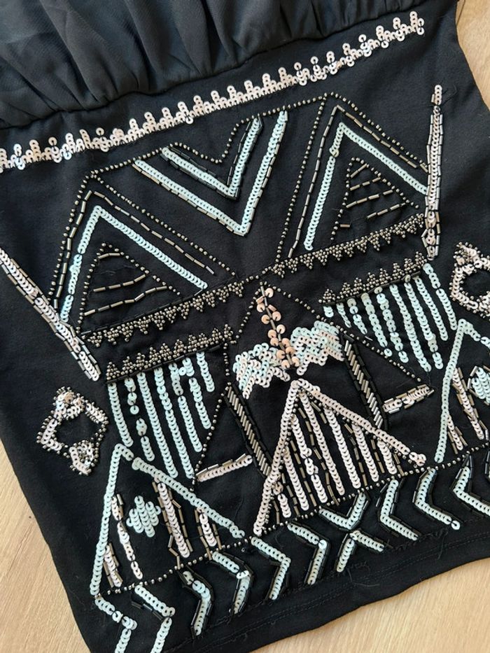 Robe noire avec perles Pimkie - photo numéro 3