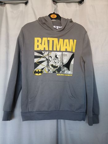 Sweat à capuche 9/10 ans batman 