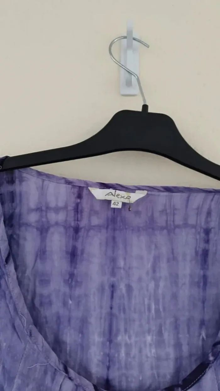 Tunique violette - Alexo - taille 42 - photo numéro 3