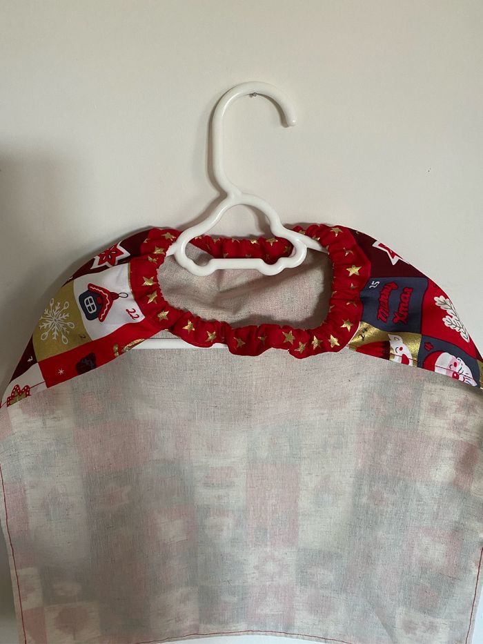 Serviette de cantine 40 X 38 cm en tissu 100% coton décor Noël - photo numéro 4