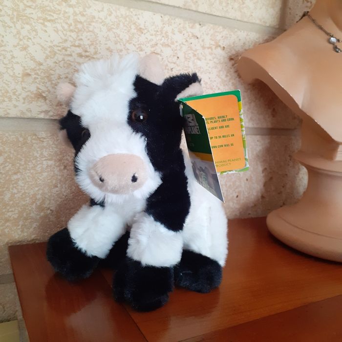 Neuf: Peluche-doudou "Petite Vache" *Animal Planet - photo numéro 5