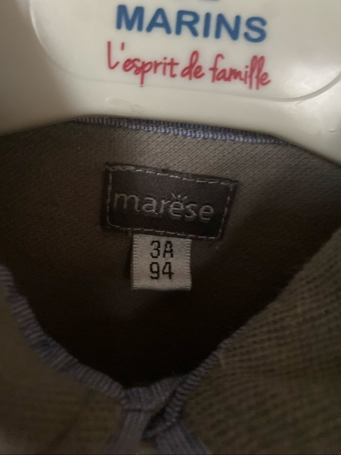 T-shirt polo gris ml 3 ans Marese - photo numéro 7
