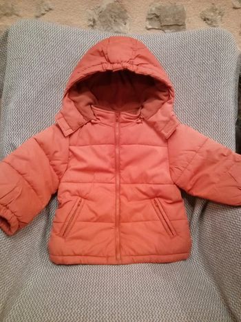 Doudoune doublée polaire T.24 mois - Kimbaloo