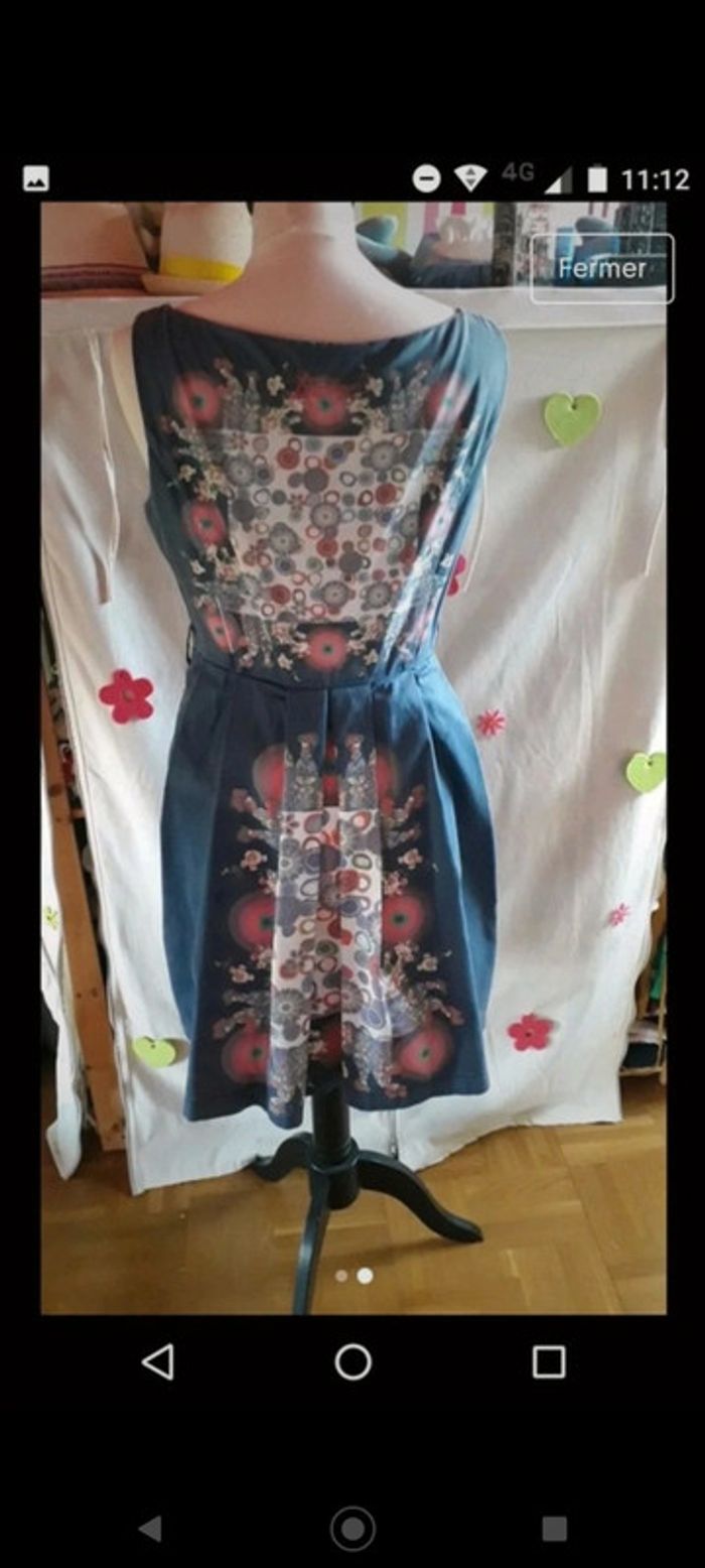 Robe coloré avec ceinture Desigual - photo numéro 4