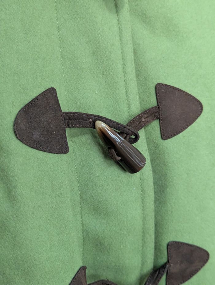 Manteau duffle-coat GAP en laine - Vert - photo numéro 3