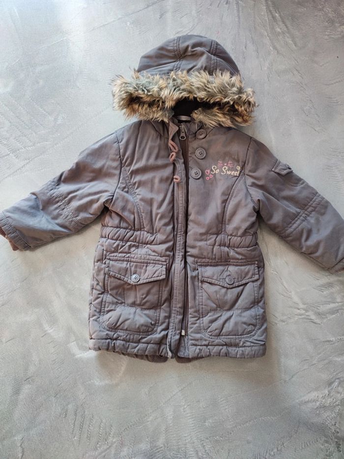 Manteau chaud 24 mois fille