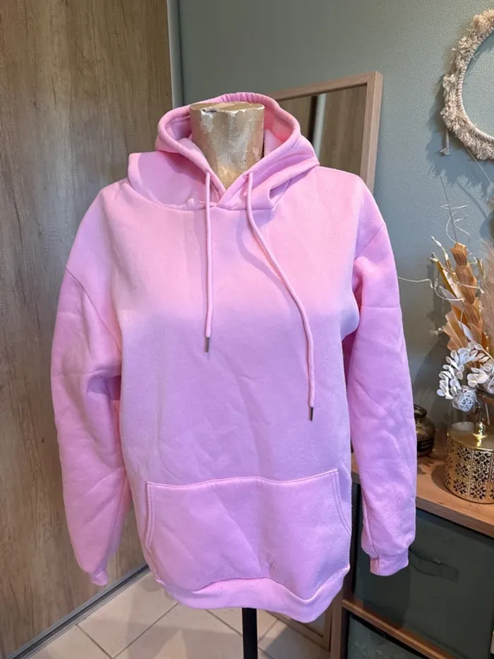 Sweat-shirt à capuche polaire tout doux femme