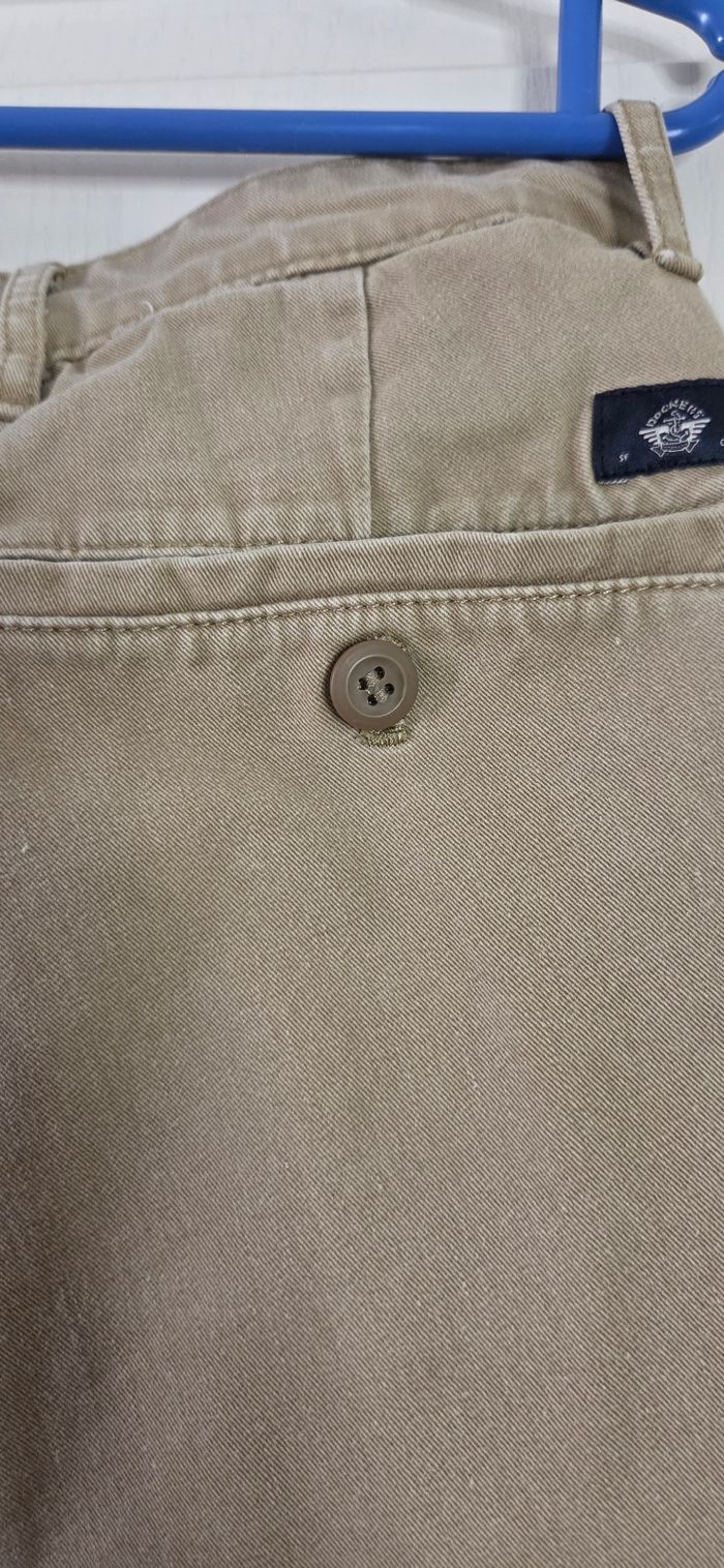Pantalon chino Dockers beige – coton premium – coupe droite élégante – T. 40 (M/L) – excellent état - photo numéro 10