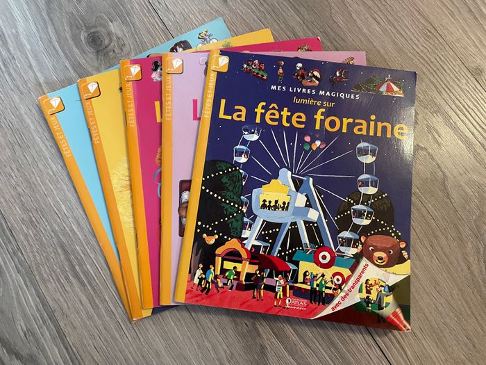 Lot de 5 livres fête et jeux