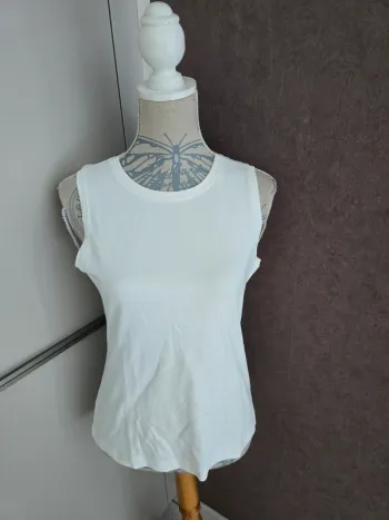 Débardeur blanc Mexx taille XL neuf avec étiquette