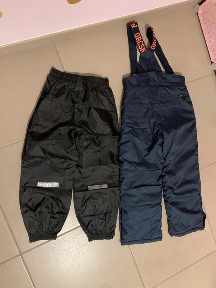 Salopette ski + pantalon imperméable 8 ans - photo numéro 2