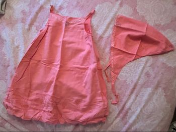 Robe été mi longue petite fille