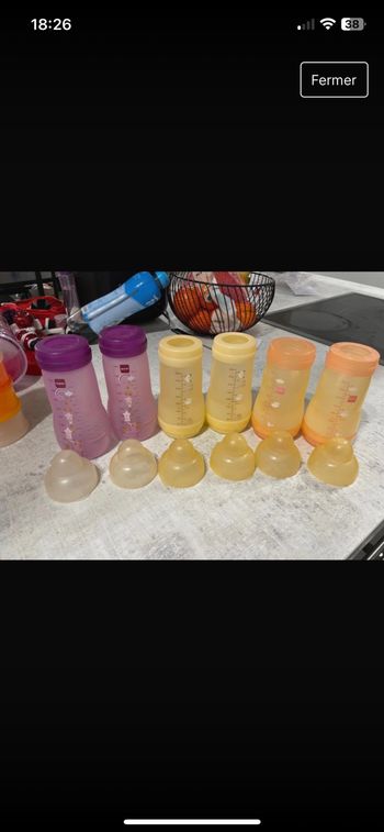 Lot de 6 biberons mam