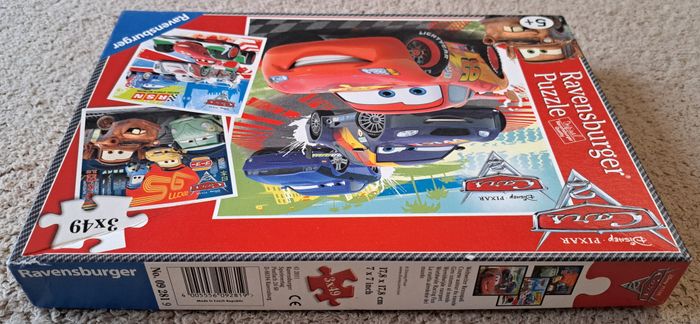 🧩 Puzzles Disney Pixar Cars 2 3x49 pièces - incomplets - photo numéro 2