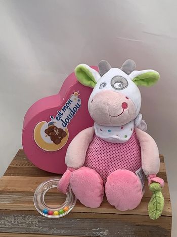 MD28 doudou vache mots d’enfants