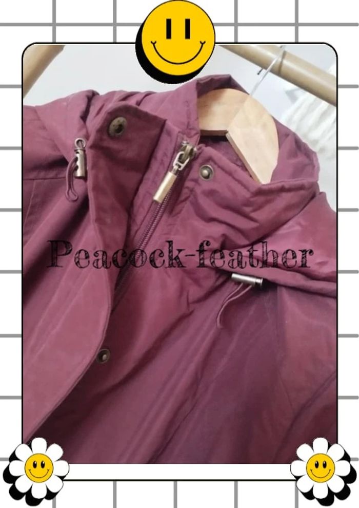 Manteau Parka bordeaux 40/42 atlas - photo numéro 6